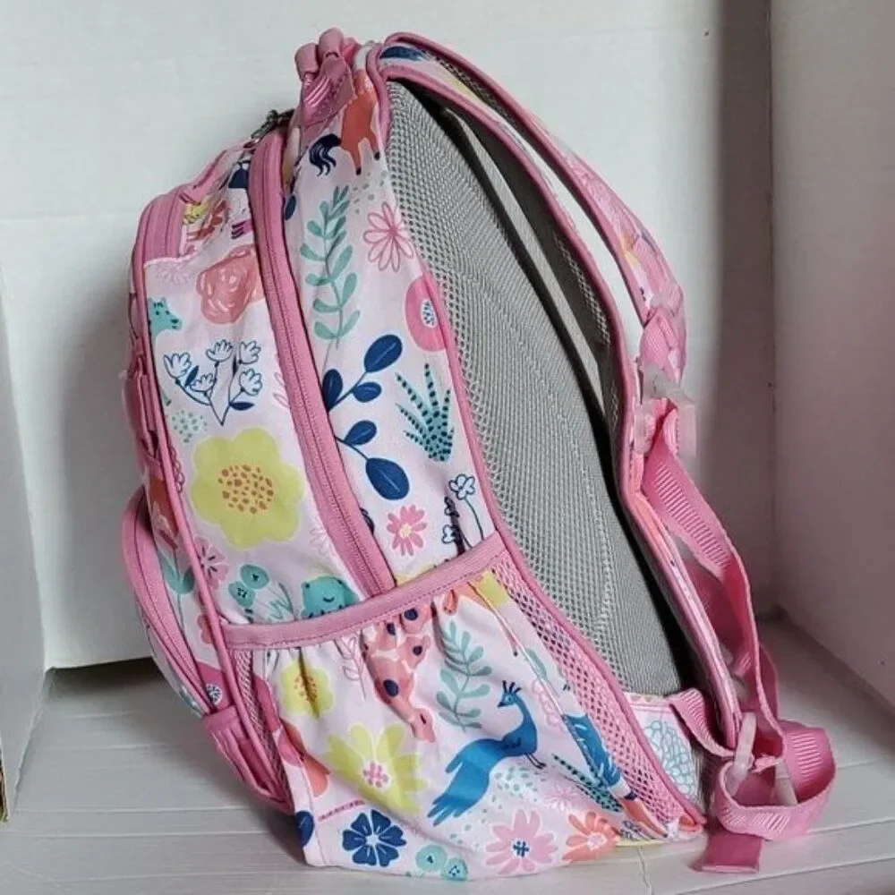 Pottery Barn Kids Backpack Mackenzie Pink Sasha's Garden Pink Girls Youth Floral